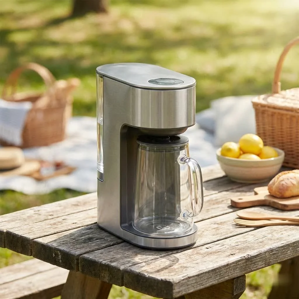 LG water purifier on a kitchen counter